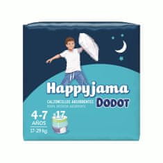 NEW Dodot Dodot Happyjama Niño eldobható pelenkák 7-es méret 4-7 éves korig 17 db alsónemű