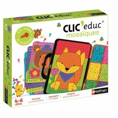 NEW Nathan Clic'Educ társasjáték - Mosaiques (FR)