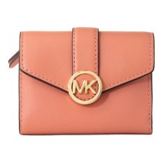 NEW Michael Kors 35S2GNMF6L-SHERBERT Rózsaszín bőr pénztárca (12 x 9 x 1 cm)