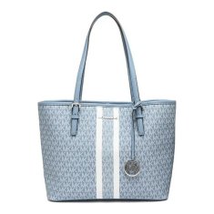 NEW Kézitáska Női Michael Kors 35S2STVT2V-CHAMBRAY-MLT Kék (40 x 28 x 13 cm)