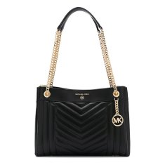 NEW Kézitáska Női Michael Kors 30H9GUSL2T-BLACK Fekete (35 x 24 x 11 cm)