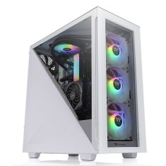 NEW Midi-Stolp ATX THERMALTAKE osztó 300 TG Fehér ATX