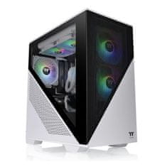 NEW Micro ATX THERMALTAKE Divider 170 TG ARGB Fehér mATX tok