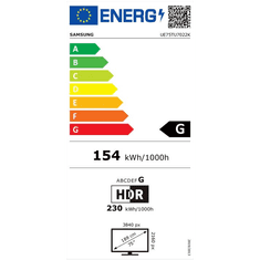 SAMSUNG UE75TU7022KXXH 75" Crystal UHD 4K Smart TV 2020 (UE75TU7022KXXH)