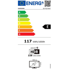 SAMSUNG QE75Q70BATXXH 75" 4K Smart QLED TV 2022 (QE75Q70BATXXH)