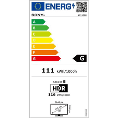 SONY A8B 55" 4K HDR Smart OLED TV (KE55A8BAEP) (KE55A8BAEP)