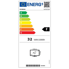 HYUNDAI HLP32T354 32" HD Ready LED TV fekete (HLP32T354)