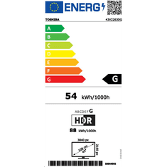 TOSHIBA 43V2263DG 43" 4K UHD Smart LED TV (43V2263DG)