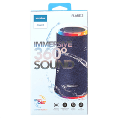 Anker Soundcore Flare II Bluetooth hangszóró kék (FLARE II BLUE)