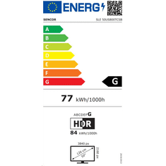 SENCOR SLE 50US800TCSB 50" 4K UHD Smart LED TV (SLE 50US800TCSB)