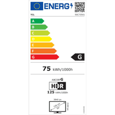 TCL 50C735 50" 4K UHD Smart QLED TV (50C735)