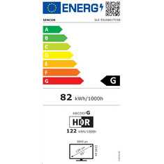 SENCOR SLE 55US801TCSB 55" 4K UHD Smart LED TV (SLE 55US801TCSB)