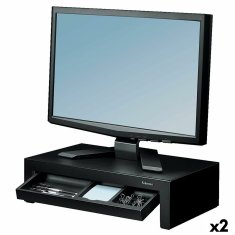 NEW Fellowes Designer Suites monitorlift fekete 2 darab