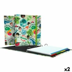 NEW Grafoplas Carpebook Revolution Zöld Zöld A4 (2 db)