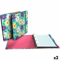 NEW Grafoplas Carpebook Virágok zöld A4 (2 db)