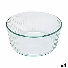 NEW Sütőforma Pyrex Classic Sufle 21 x 21 x 10 cm átlátszó üveg (4 db)