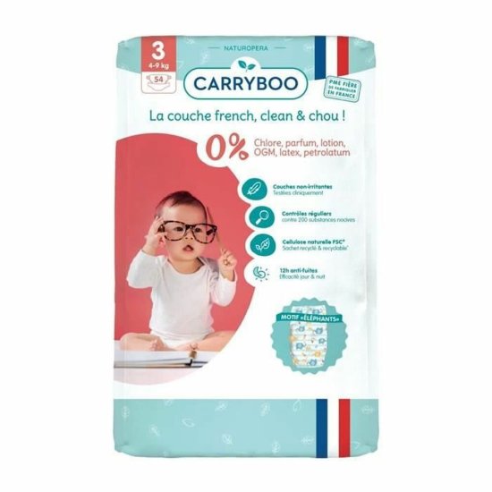 NEW Carryboo 3 54 uds eldobható pelenkák