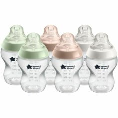 NEW Tommee Tippee 6 uds 260 ml-es cumisüveg készlet