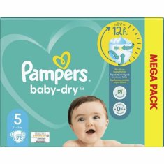 NEW Pampers Baby-Dry eldobható pelenkák 5 78 uds