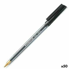 NEW Staedtler Stick 430 fekete golyóstoll (50 db)