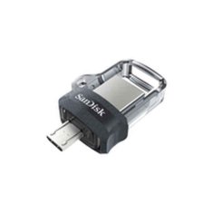 NEW SanDisk Ultra Dual Drive m3.0 USB Stick ezüst fekete