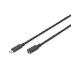 NEW Digitus USB-C kábel AK-300210-020-S Fekete 2 m