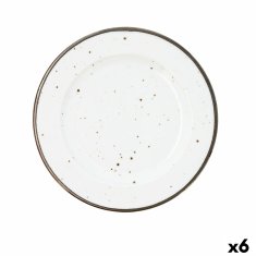 NEW Farfurie Întinsă Bidasoa Brasser Brasser Dots Iconic Kerámia kéttónusú (Ø 27 cm) (6 db)