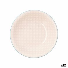 NEW Mély csészealj Quid Vita Soft Kerámia rózsaszín (ø 21,5 cm) (12 db)