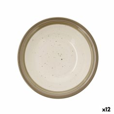 NEW Mély csészealj Quid Allegra Nature Kerámia kéttónusú (ø 21,5 cm) (12 db)