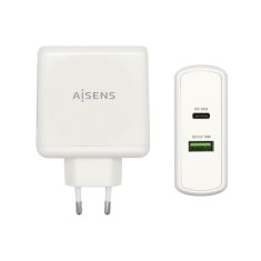 NEW Aisens PD 3.0 USB-C 48 W-os fehér USB fali töltő