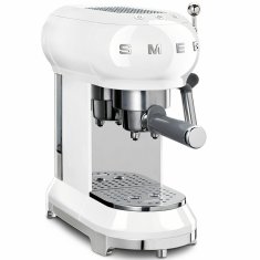 NEW Eszpresszó kézi kávéfőző Smeg ECF01WHEU 1350 W Fehér