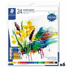 NEW Staedtler akrilfesték készlet 6 darab 12 ml