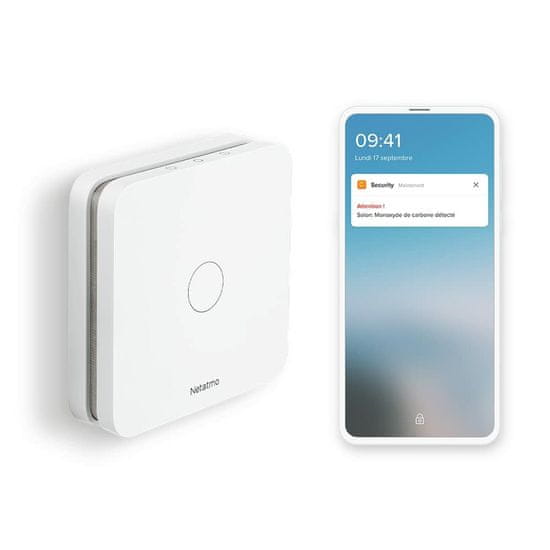 NEW Netatmo NCO-FR füstérzékelő (Felújított A termékek)