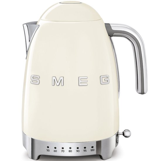 NEW Smeg KLF04CREU 2400 W 1,7 L Cream rozsdamentes acél műanyag vízmelegítő