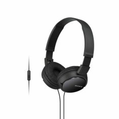 NEW Mikrofonos fejhallgató Sony MDR-ZX110AP Fekete színben