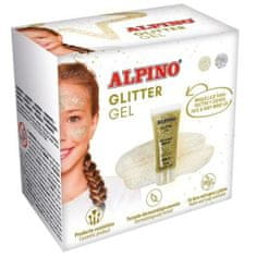 NEW Arcfestékek gyermekeknek Alpino Gel Glitter Gold