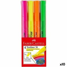 NEW Faber-Castell Textliner 38 10 db fluoreszkáló filctoll készlet.