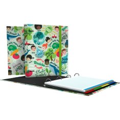 NEW Grafoplas Carpebook Revolution Revolution zöld A4-es gyűrűs iratgyűjtő