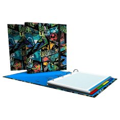 NEW Grafoplas Carpebook sportfoci fekete A4