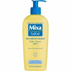 NEW Hajzselé és sampon 2 az 1-ben Mixa Very Gentle 250 ml