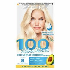 NEW Garnier 100% Ultra Szőke Szőke Szőkítő Nº 8 Ammónia nélkül