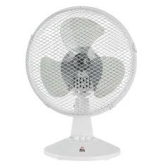 NEW Asztali ventilátor Grupo FM 65786 25 W Ø 23 cm Fehér