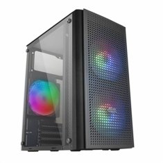 NEW Midi-Stolp ATX Mars Gaming MC300 fekete LED RGB (Felújított A+ termékek)