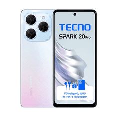 Tecno Spark 20 Pro 6,78" LTE 8/256GB DualSIM Frosty Ivory okostelefon (10049552)