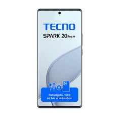 Tecno Spark 20 Pro+ 6,78" LTE 8/256GB DualSIM Lunar Frost okostelefon (10052447)