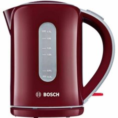 NEW Vízmelegítő BOSCH TWK7604 Vörös burgundi rozsdamentes acél műanyag 2200 W 1,7 L