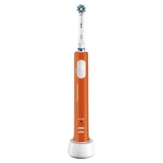 NEW Oral-B 600 CrossAction elektromos fogkefe narancssárga színben