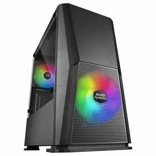 NEW Midi torony Micro ATX Mars Gaming MCONE RGB