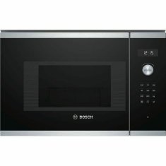 NEW Mikrohullámú sütő BOSCH BEL524MS0 20 L Fekete Fekete/ezüst 800 W 20 L