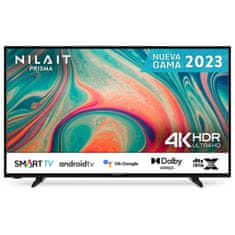 NEW Smart TV Nilait Prisma 43UA6001S Fekete 60 Hz 43" 4K Ultra HD